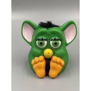 Vtg 1998 Furby Green McDONALD'S HAPPY MEAL TOY 3” TIGER Electronics